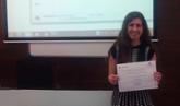 Premi al millor TFG en l'escola d'estiu EVIA-2016